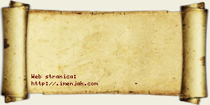 Rada Jazački vizit kartica